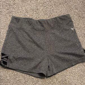 Justice Gray Athletic Shorts with Moisture-Wicking Fabric